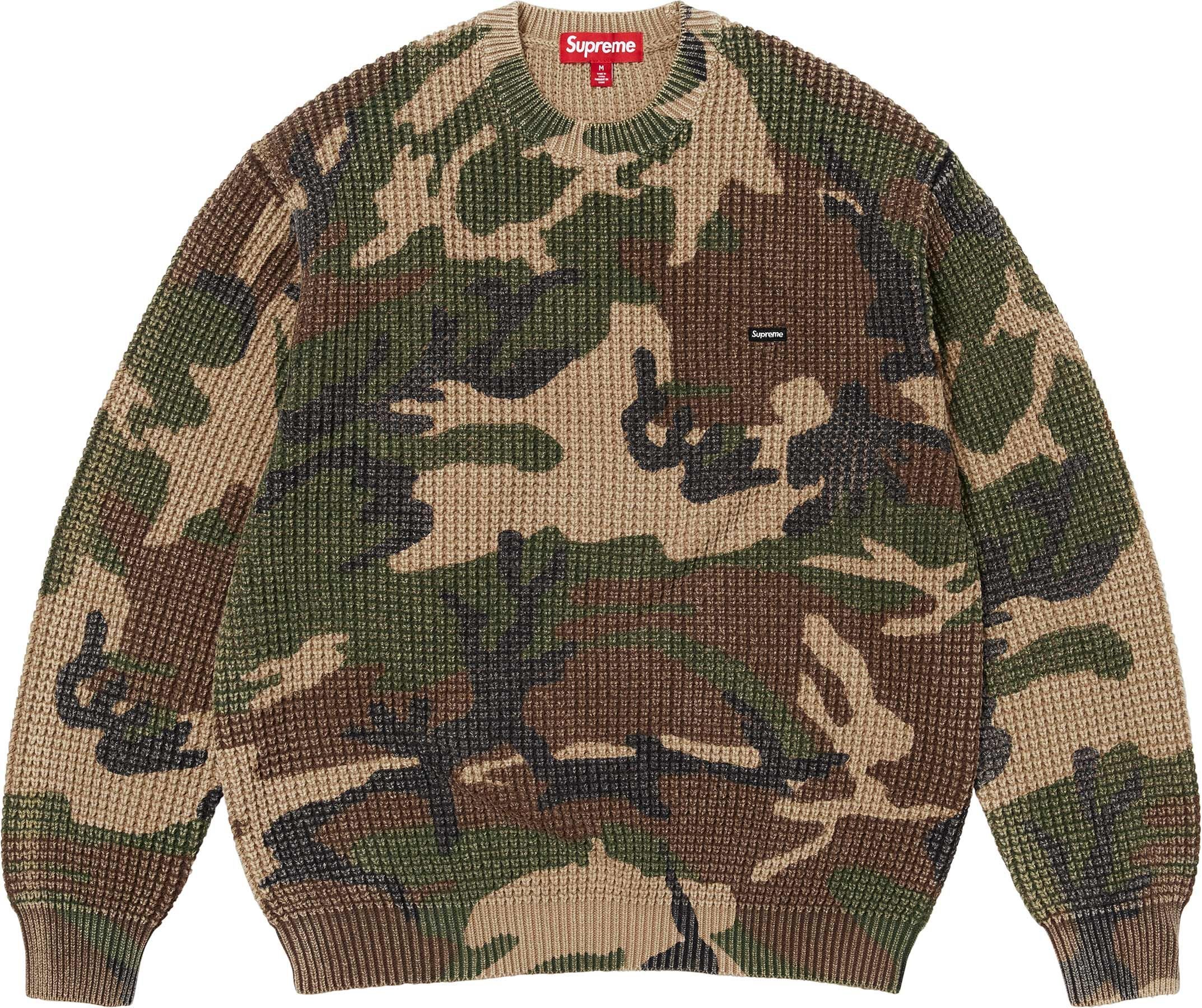 Washed Small Box Waffle Sweater view 9
